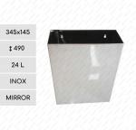 GESSERIT FALI SZÖGLETES INOX TÜKRÖS KUKA