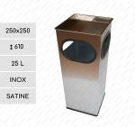 GESSERIT-STR D 250 INOX SZ - HULLADÉKGYŰJTŐS SZEMETES