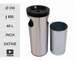 GESSERIT-STR F 300 INOX SZ - HULLADÉKGYŰJTŐS SZEMETES