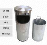 GESSERIT-STR J 300 INOX T  - HULLADÉKGYŰJTŐS SZEMETES
