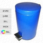 Szemetes Kuka 20 L Rozsdamentes acél A kívánt RAL szín szerint 292 X 450  mm