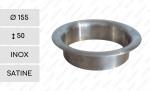 Szemetes Kuka  Rozsdamentes acél Csiszolt, Szatén 155 X 50  mm