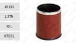 Szemetes Kuka 10 L Acél Barna, bőrhatású    225 X 375  mm