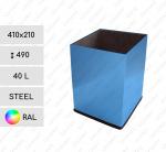 Szemetes Kuka 40 L Acél A kívánt RAL szín szerint   410 X 210 X 490   mm