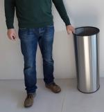 Szemetes Kuka 60 L Rozsdamentes acél Csiszolt, Szatén    310 X 800  mm