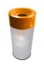 Szemetes Kuka 60 L Rozsdamentes acél Csiszolt, Szatén A kívánt RAL szín szerint   310 X 800  mm
