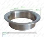 Szemetes Kuka  Rozsdamentes acél Csiszolt, Szatén 155 X 50  mm