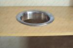 Szemetes Kuka  Rozsdamentes acél Csiszolt, Szatén 155 X 50  mm